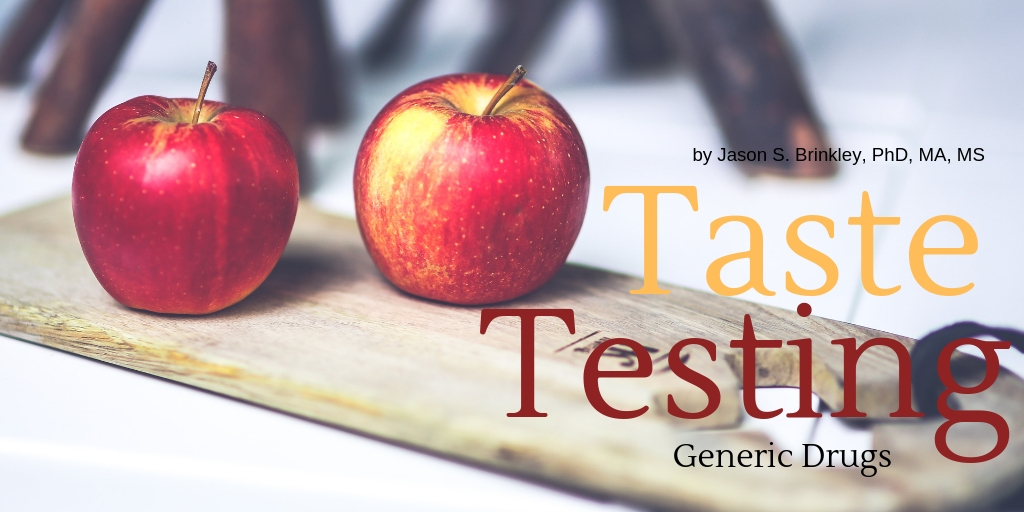 Taste Testing Generic Drugs - JPHMP Direct